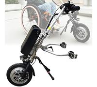 Generic Wheelchair Pull Device, with 3Speed Adjustment and Disc brake, Maximum load capacity 110kg, for homes, hospitals, and emergency centers(A)