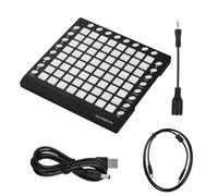 Generic WORLDE ORCA PAD64-A Contrôleur de Batterie MIDI Pro avec Module de Son intégré pour la Production Musicale et le Mixage de Pads MIDI USB Noir 10 X 10 X 0,8 Pouces