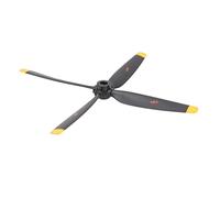 Generic XK A280 Pale D'hélice d'avion RC en Plastique de Remplacement Noire, Pale de Ventilateur Durable pour Avion télécommandé, Accessoires Faciles à Installer pour Les Amateurs D'avions RC