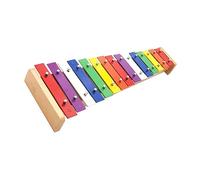 Generic Xylophone éducatif coloré pour Enfants, 15 Notes, pour L'éducation Précoce, Piano à Frapper à la Main pour Enfants en Bas âge, Matériau Métallique