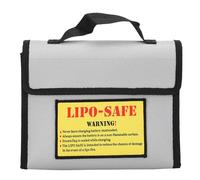 Generic Ya-2011 Sac Anti-explosion pour Batterie au Lithium Double Couche Ignifuge pour un Chargement et un Stockage en Toute sécurité, Grande capacité, Fibre de Verre de Silicone, 225 X 180 X 45 Mm