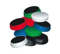 Generica Boîte de 10 aimants 20 mm Rouge