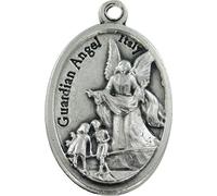 Generico 100 pièces Médaille Saint Michel / Ange Gardien - 2,5 x 1,5 cm