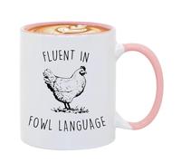 Generico 11oz Chicken Patten Tasse Für Kaffee, Moderne Kaffeetassen Für Tee, Milch, Große Keramik-Kaffeetassen Für Zuhause, Schlafzimmer | Keramiktasse,Keramik-Kaffeetasse,