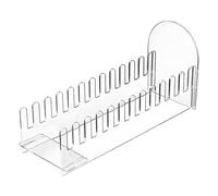 Genérico | 12 niveaux acrylique Rack | Organiseur transparent pour carte postale, porte-cartes, marque-page et autocollant pour vendeurs