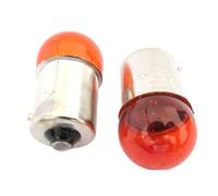 Generico 2 ampoules sphériques orange 12 V 10 W BaU15s lumière flèches moto voiture lampe