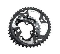 Generico 24T 32T 42T 10 Vitesses 10V VTT Roue à chaîne 42 Plateau manivelle pignon Groupe 104 BCD 64BCD Star(24-32-42T Black)