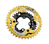 Generico 24T 32T 42T 10 Vitesses 10V VTT Roue à chaîne 42 Plateau manivelle pignon Groupe 104 BCD 64BCD Star(24-32-42T Gold)