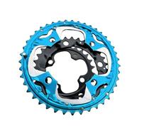 Generico 24T 32T 42T 10 Vitesses 10V VTT Roue à chaîne 42 Plateau manivelle pignon Groupe 104 BCD 64BCD Star(24-32-42T Blue)