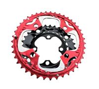 Generico 24T 32T 42T 10 Vitesses 10V VTT Roue à chaîne 42 Plateau manivelle pignon Groupe 104 BCD 64BCD Star(24-32-42T Red)