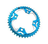 Generico 24T 32T 42T 10 Vitesses 10V VTT Roue à chaîne 42 Plateau manivelle pignon Groupe 104 BCD 64BCD Star(42T Alloy Blue)