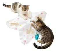 Generico 3-Mode Interactive Rotating Cat Toy Pad | Touch-Activated Hiding Game Mat | 1200mAh Rechargeable Self-Play Teaser | Indoor Pet Entertainment For Cats Dogs