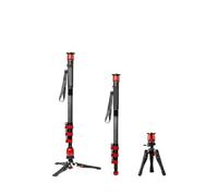 Generico 3 Monopode C180F-P for appareil photo avec verrouillage par pédale, carbone 71", dégagement rapide, charge utile 8 kg