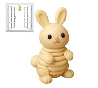 Genérico 3D Animals Buttons Decor - 4 x 5 cm Fun Christmas Button Ornament Making Kit | Kids Home Decor Party Supplies For Women Men Living Room Bedroom Office Entryway Door