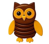 Generico 3D Animaux Buttons Decor - 4 x 5 cm Fun Christmas Button Ornament Making Kit | Kids Home Decor Party Supplies for Women Men Living Room Bedroom Office Entryway Door