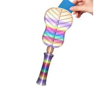 Generico 3D Printed Telescopic Card Wand with Tap-to-Pay Function | 12-15 pouces Retractable Credit Card Holder | Magic Style Contactless Payment Accessory | Unique Rainbow Color Novelty Gift