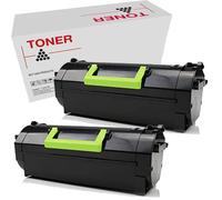 Genérico 52D2000 / 522 Lot de 2 cartouches de toner compatibles avec Lexmark MS810 / MS811 / MS812 (6K)