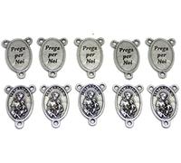 Generico 68.389.30 034 croisière san antonio pour chapelet en argent galvanisé pour 10 pièces taille 2 cm s'il vous plaît pour nous