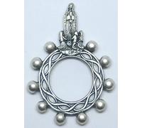 Generico 90.124.30 013 chapelet à doigt dix prière mère maria apparition fatima argent