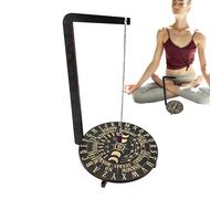 Genérico Abat-jour pendule en bois - Étagère en bois | de bijoux pour cristaux, pierres précieuses, configuration d' spirituel pour sa