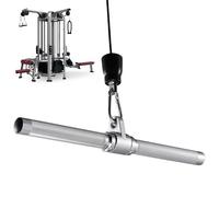 Generico Accessoires pour Machines à Câble - Barre de Traction LAT | Équipement de Fitness Robuste pour Amateurs de Gym Accueil Hommes Femmes Athlètes Débutants Personal Trainer