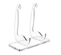 Generico Acrylic Book Stand, Clear Book Easel, Transparent Books Holder, Lightweight Construction, Vertical Organizer Design, Anti--Slip Base Structure, Home Living Room Afficher, 10 x 22 x 21,8 cm