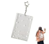 Generico Acrylic K-pop Photocard Holder, Cute Pendant Holder, Customizable Photocard Holder, Hard Card Protector Case for Meal Cards, Bus Cards, Photos, Student Card and Badge Holder,