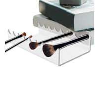 Generico Acrylic Makeup Brush Holder, Acrylique Display Stand For Brushes, Multifunctional Paintbrush Display, Stylish Organizer Vanity, Table Ideal Home, Salon, And Beauty Spaces, 6,5 x 3,54 x 1,18