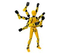 Generico Action conjointe complète, jouet d'action | Robot plein corps de bande dessinée huit bras,3 de bureau pour et collectionneurs. Joints réglables pour chevet,