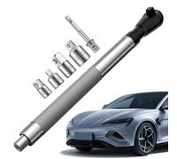 Genérico Adaptateur compensé - Accessoires de perceuse à angle droit | Clé à douille offset pour perceuse électrique, pour voiture, maison, meubles, machines, plomberie, appareils ménagers