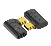 Generico Adaptateur d'angle de type C C 8K | Adaptateur C 40 Gbit/s 240 W pour ordinateur portable | Adaptateurs pour ordinateur portable pour transmission rapide pour l'école, les voyages, les