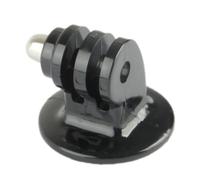 Generico Adaptateur de trépied pour appareil photo Raccord femelle 1/4"" Action Sports Jaws Flex Clamp Mount Compatible avec GoPro et autres caméras d'action NOIR