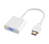 Genérico Adaptateur pour ordinateur : convertisseur VGA A, liaison vidéo haute vitesse, connecteur de moniteur polyvalent, concentrateur de bureau 1080p | Câble universel pour ordinateur
