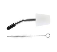 Genérico Adaptateur pour verser la bouilloire | Accessoire pour verser des casseroles : 15-18 mm de diamètre Couvercle avec brosse de forme conique réutilisable pour eau et lait chauds