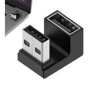 Generico Adaptateur USB 3.0 à angle droit - Connecteur mâle-femelle, extendeur USB pour de données rapide de 10 Gbps, conception, adaptateur durable fiable | Appareil de bureau TV PC