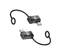 Generico Adaptateur USB Angle 90 Degrés | Câble Adaptateur Portable Avec Cordon Anti-Chute | Ordinateur Pour Ordinateur Portable Tablette Téléphone Portable Ordinateur Portable Bureau Maison
