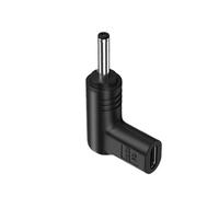Genérico Adaptateur USB C DC | Adaptateur de chargeur secteur pour ordinateur portable 19,5 V coudé à 90 degrés | Connecteur convertisseur d'adaptateur USB C pour tablette portable et plus