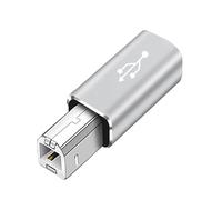 Genérico Adaptateur USB Type-C Femelle USB-B mâle, convertisseur Haute Vitesse | Câble de Connexion de Tambour de l'imprimante E-Piano, Port Compatible avec l'adaptateur d'imprimante USB-B pour