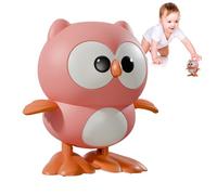 Genérico Adorable Wind Up Toys, Walking Owl Clockwork Toy | 8 x 8 x 8,5 cm Kids Colorful Bird Toys, Novelty Cartoon Style Clockwork Toy For Home, Kindergarten, Nursery, Preschool
