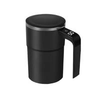 Genérico agitateur - Mélangeur intelligent rechargeable avec affichage de la température, mélangeur de boissons rotatif automatique portable, de voyage électrique isolé | Solution de boisson pratique