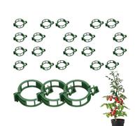 Genérico Agrafes pour de Support réutilisables 100 pièces Colliers de Serrage pour Jardinage, agrafes de Fixation pour, pour Vigne, tomates, véranda, Patio, Jardin
