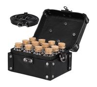 Generico Alchimie Boîte Bouteilles Potion 12 Fente Réglable Cuir PU Bandoulière Pour Femmes Hommes Adolescents Événements École Fête Photographie | Costume Cosplay Organisateur