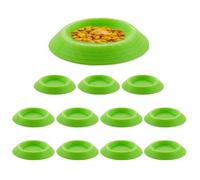 Generico Alimentation pour isopodes, 12 pièces, plateau d'alimentation Terrari antidérapant, petit pour alimentation pour blatte Dubia, pour collemboli mille-pattes et petits animaux domestiques