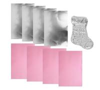 Generico Aluminium Crafting Foil | 8 Pieces 0,07 mm Craft Supplie,Wide Sheets for Embossing,Christmas Birthday Holiday Art Projects Statue Repair Home School Women Beginners