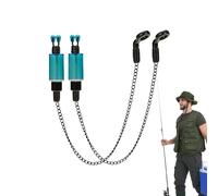 Genérico Angel bissanzeiger - Alarme sensible pour canne, dispositif de signal, accessoires compacts | Outil de pratique pour débutants, nuit, plein air sur la rivière See