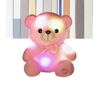 Generico AnimaDe Peluche avec Lumière De, Lumineuse Colorée et Mignon | Peluche Douce pour avec LED,pour Confort Et Compagnie pour Filles Adultes Maison Salon Chambre