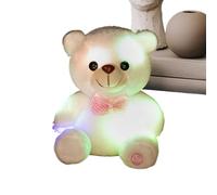 Generico AnimaDe Peluche Lumineuse | Lumineuse Colorée et Mignonne, Ours en peluche Coloré avec LED - Pour Garçons Adultes Maison Salon Chambre De Maternelle Bureau Noël