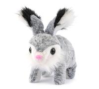 Generico Animal de compagnie pour | Jouet interactif avec sons électriques, robot lapin animal domestique - pour filles, cadeau d'anniversaire, Noël, Pâques, maison