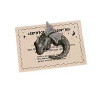 Generico Animal de poche - Mini statue de dragon calmé, figurine anti-stress, support portable pour , adultes, maison, voyage, étudiants, réunions, travail, cadeau pour collègues employés