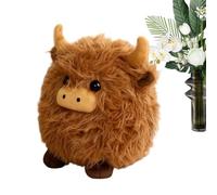 Genérico Animal en peluche | Décoration douce à collectionner | En peluche avec cornes, pour enfants, adolescents, filles, collectionneurs, amis, canapé, lit, fauteuil, bureau, voiture, siège de